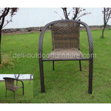 Aluminium Frame mobilier Outdoor Lounge chaise en osier
